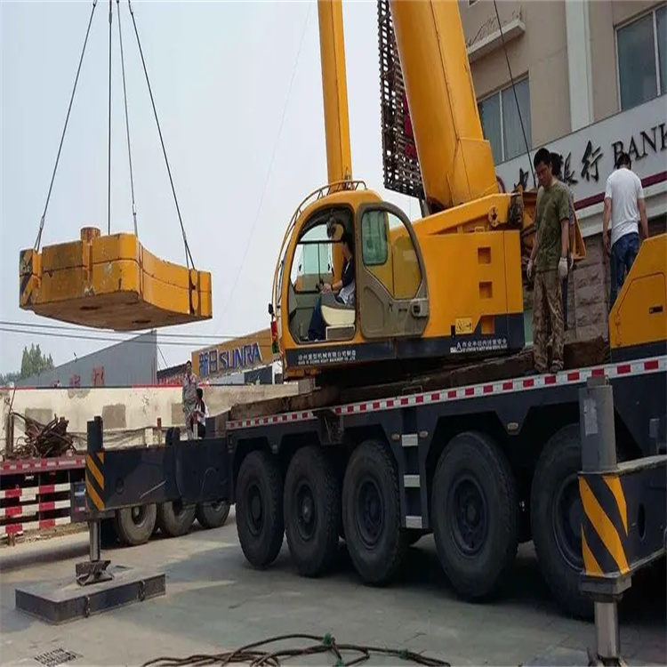 新余当地吊车出租|机器吊装|75吨|工厂搬迁服务